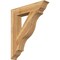 Ekena Millwork Funston Traditional Rough Sawn Bracket, Western Red Cedar, 6"W x 34"D x 40"H BKT06X34X40FST01RWR - alternate 1